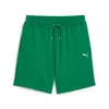 Puma Wardrobe Essentials Men's Relaxed 7" Shorts In Green