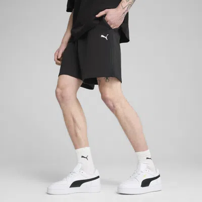 Puma Scuderia Ferrari Race Men's Sweat Shorts In Black