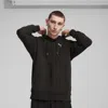 Puma Wardrobe Essentials Men's Relaxed Hoodie In Black