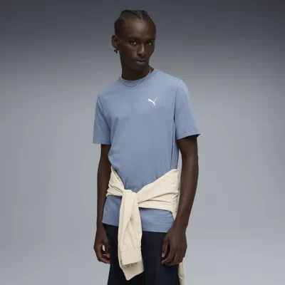 Puma Wardrobe Essentials Men's T-shirt In Blue