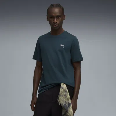 Puma Wardrobe Essentials Men's T-shirt In Green