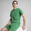 Puma Wardrobe Essentials Men's T-shirt In Green