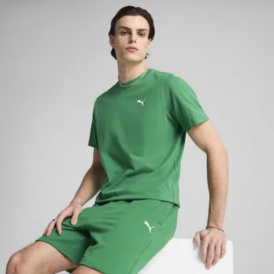 Puma Wardrobe Essentials Men's T-shirt In Green