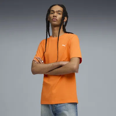 Puma Wardrobe Essentials Men's T-shirt In Orange