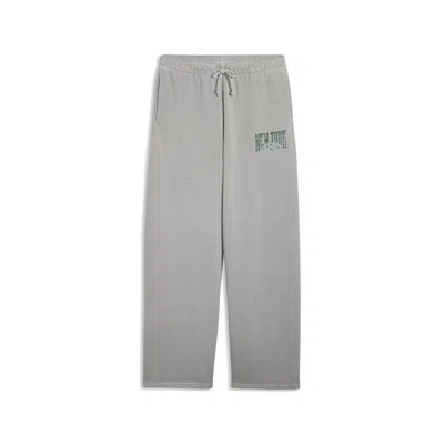 Puma Wardrobe Essentials Nyc Women's Sweatpants In Gray