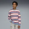 Puma Wardrobe Essentials Relaxed Crew Youth In Purple