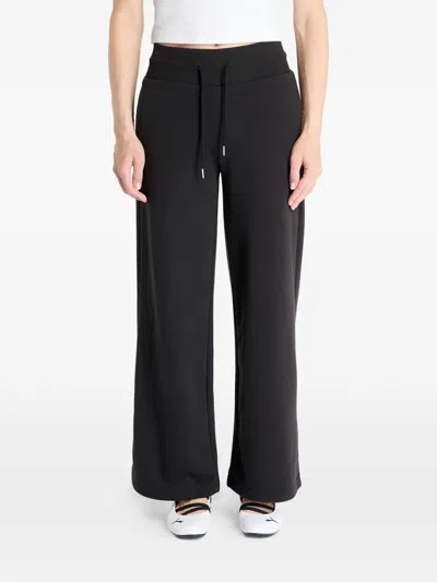Puma Wardrobe Essentials Relaxed-fit Track Pants In Black