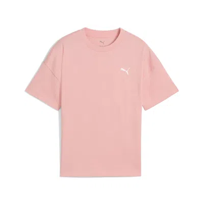 Puma Kids' Wardrobe Essentials Relaxed T-shirt Youth In Pink