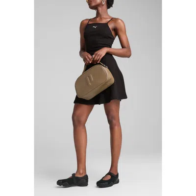 Puma Wardrobe Essentials Ribbed Fit & Flare Minidress In Black