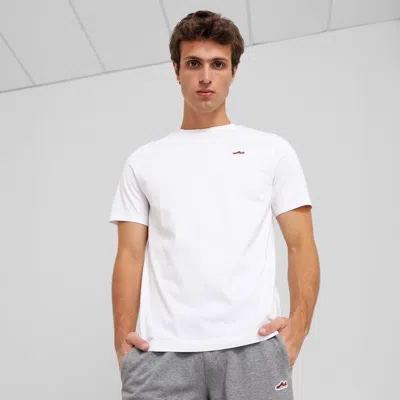 Puma Wardrobe Essentials Suede Logo Men's T-shirt In White