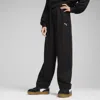Puma Wardrobe Essentials Wide Sweatpants Youth In Black