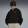 Puma Wardrobe Essentials Women's Fleece Hoodie In Black