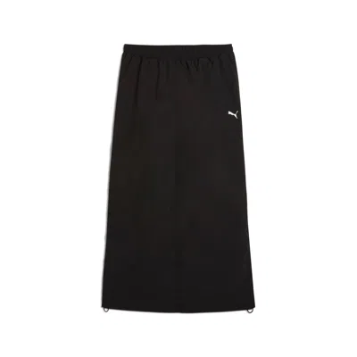 Puma Wardrobe Essentials Women's Maxi Skirt In Black