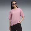 Puma Wardrobe Essentials Women's Oversized T-shirt In Pink