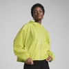 Puma Wardrobe Essentials Women's Oversized Wind Jacket In Green