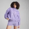 Puma Wardrobe Essentials Women's Oversized Wind Jacket In Purple
