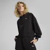 PUMA WARDROBE ESSENTIALS WOMEN'S RELAXED CROPPED HOODIE