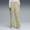Puma Wardrobe Essentials Women's Relaxed Woven Cargo Pants In Multi