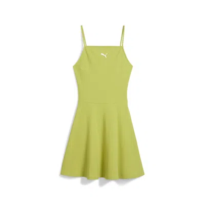 Puma Wardrobe Essentials Women's Ribbed Flared Short Dress