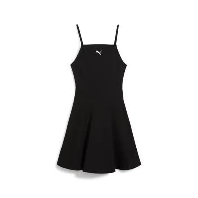 Puma Wardrobe Essentials Women's Ribbed Flared Short Dress