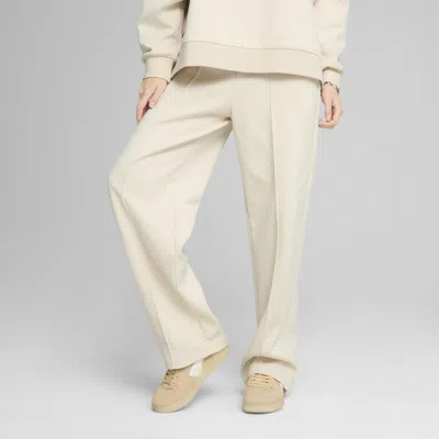 Puma Wardrobe Essentials Women's Straight Pintuck Pants In White