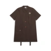 Puma We Are Legends Renaissance Women's Shirt Dress In Dark Chocolate