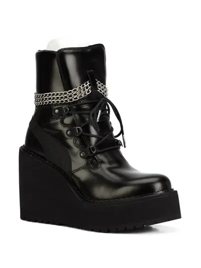 Puma Stiefel Mit Keilabsatz In Black