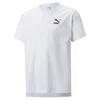 Puma White T-shirt With Black Logo In Bianco