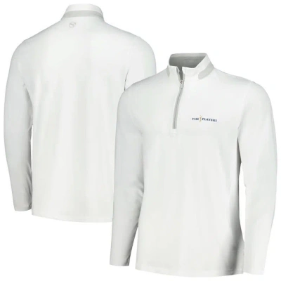 Puma White The Players Lightweight Quarter-zip Top