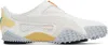 Puma White Ur Mostro Communication Sneakers In Warm White-light Str