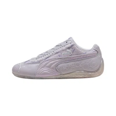 Pre-owned Puma Wicked X  Speedcat Goodness Big Kid 'lilac Crush/silver Mist/intense Lavender' | Grey | Kid's Si In Gray
