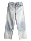 Puma Wide-leg Jeans In Gray