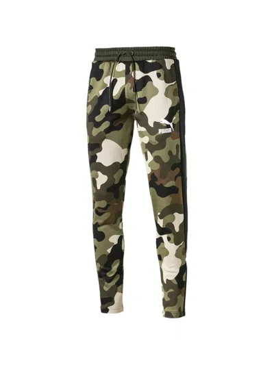 Puma Wild Pack T7 Camo Track Pants In Gray