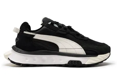 Pre-owned Puma Wild Rider Premium (women's) Sneakers In Black/white In Multi