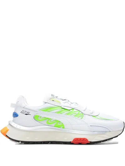 Puma Wild Rider Tecno Sneakers In White