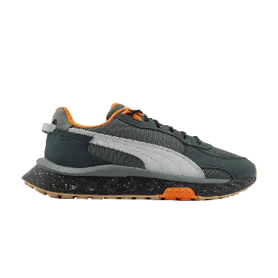 Pre-owned Puma Wild Rider 'winter - Balsam Green' In Grey