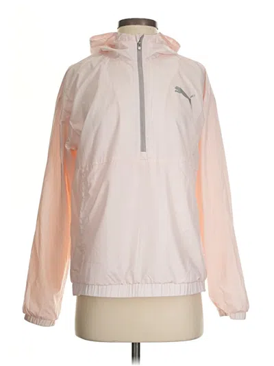 Pre-owned Puma Windbreaker Jacket In Pink