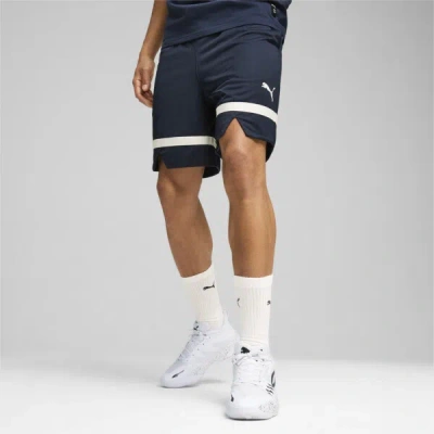 Puma Winning Shot Men's Basketball Shorts In Club Navy