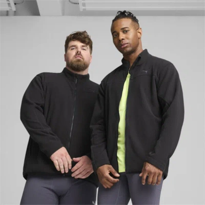 Puma Winter Tech Men's Fleece Jacket In Black
