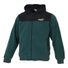Puma Winterized Lamb's Wool Stay Warm Colorblock Hooded Jacket Green In Multi
