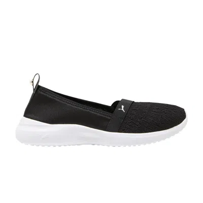 Pre-owned Puma Wmns Adelina Regent Romance 'black White'