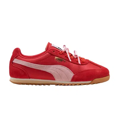 Pre-owned Puma Wmns Arizona Bow 'candy Apple Rosy Outlook Gum' | Red | Women's Size 6