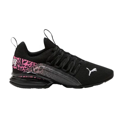 Pre-owned Puma Wmns Axelion 'feline Fine' In Black