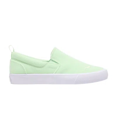 Pre-owned Puma Wmns Bari Terry Slip-on 'fresh Mint' | Green | Women's Size 10