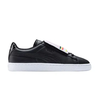 Pre-owned Puma Wmns Basket 'badge' | Black | Women's Size 6.5