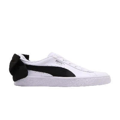 Pre-owned Puma Wmns Basket Bow In White