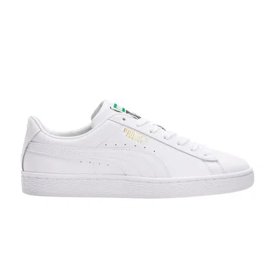 Pre-owned Puma Wmns Basket Classic 21 'triple White' | Women's Size 9.5