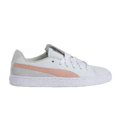 Pre-owned Puma Wmns Basket 'crush Paris' In White