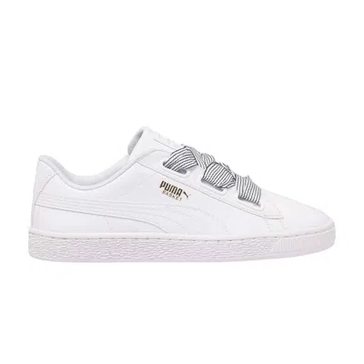 Pre-owned Puma Wmns Basket Heart 'white' | Women's Size 8.5