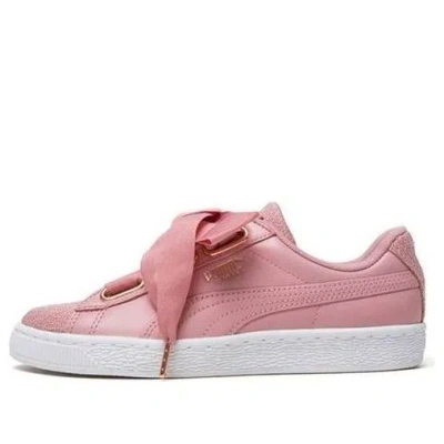 Puma (wmns) Basket Heart Woven Rose Wns In Pink